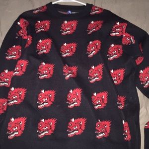 Floating Demon head sweater